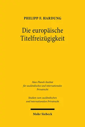 Die europäische Titelfreizügigkeit