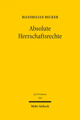 Absolute Herrschaftsrechte