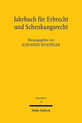 Jahrbuch für Erbrecht und Schenkungsrecht