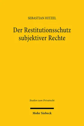 Der Restitutionsschutz subjektiver Rechte
