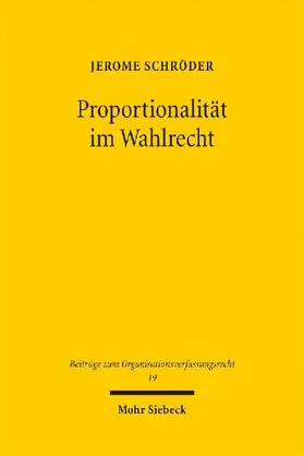 Proportionalität im Wahlrecht