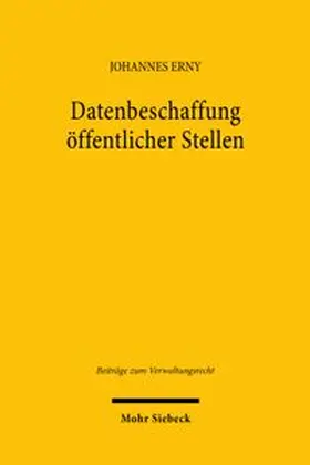 Datenbeschaffung öffentlicher Stellen