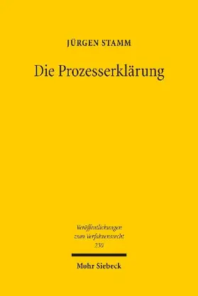 Die Prozesserklärung