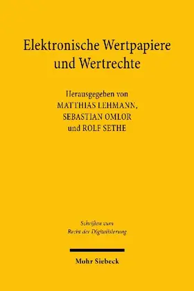 Elektronische Wertpapiere und Wertrechte