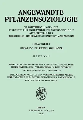 Gesellschaftsanschluss der Lärche und Grundlagen ihrer Natürlichen Verbreitung in den Ostalpen, Der Polylepsis-Wal in den Venezolanischen Anden, eine Parallele zum Mitteleurpäischen Latschenwald