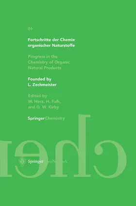 Fortschritte der Chemie organischer Naturstoffe / Progress in the Chemistry of Organic Natural Products 86