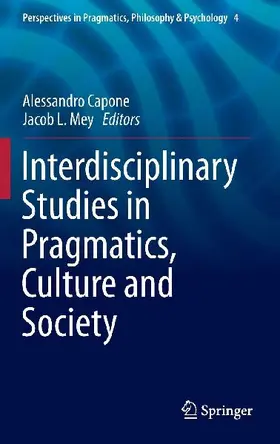 Interdisciplinary Studies in Pragmatics, Culture and Society