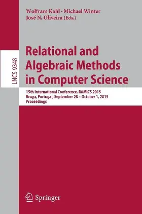 Relational and Algebraic Methods in Computer Science