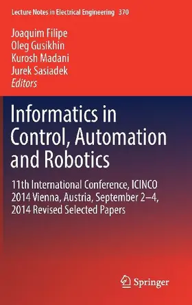 Informatics in Control, Automation and Robotics