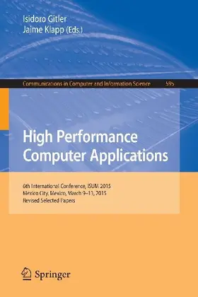 High Performance Computer Applications