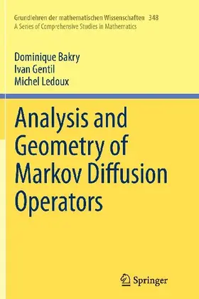 Analysis and Geometry of Markov Diffusion Operators