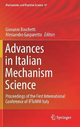 Advances in Italian Mechanism Science