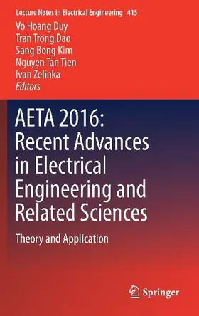 AETA 2016: Recent Advances in Electrical Engineering and Related Sciences