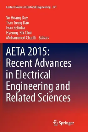 AETA 2015: Recent Advances in Electrical Engineering and Related Sciences