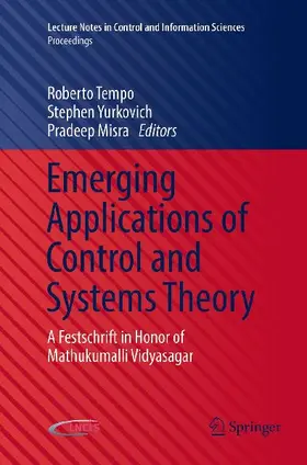 Emerging Applications of Control and Systems Theory