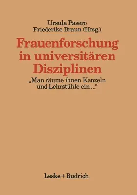 Frauenforschung in universitären Disziplinen
