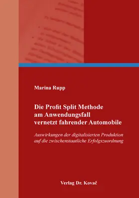 Die Profit Split Methode am Anwendungsfall vernetzt fahrender Automobile