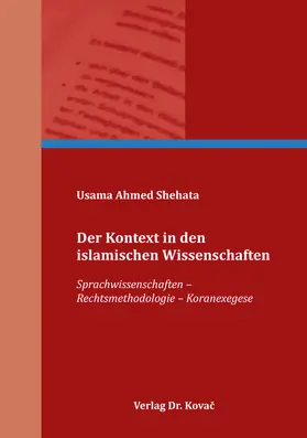 Der Kontext in den islamischen Wissenschaften