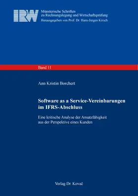 Software as a Service-Vereinbarungen im IFRS-Abschluss