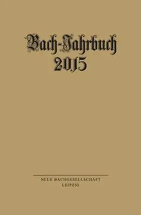 Bach-Jahrbuch 2015