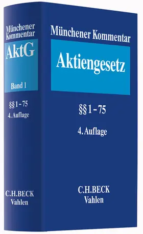 Münchener Kommentar zum Aktiengesetz: AktG Band 1