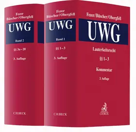 Lauterkeitsrecht, Kommentar zum Gesetz gegen den unlauteren Wettbewerb (UWG)  Gesamtwerk. UWG