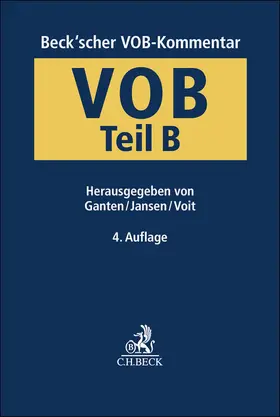 Beck'scher VOB- Kommentar  VOB Teil B