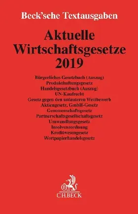Aktuelle Wirtschaftsgesetze 2019