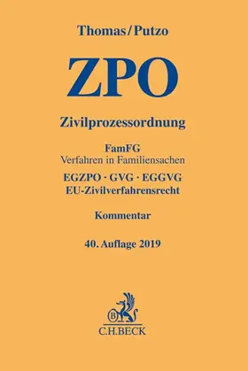 Zivilprozessordnung: ZPO