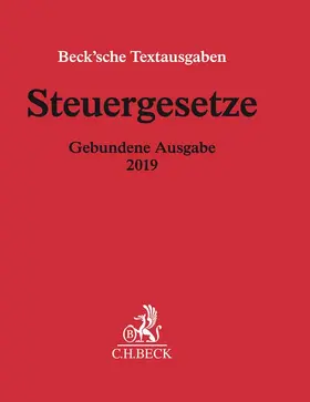 Steuergesetze Gebundene Ausgabe 2019