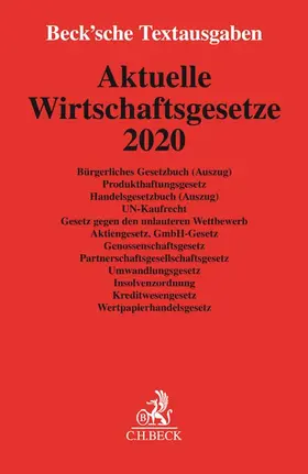 Aktuelle Wirtschaftsgesetze 2020