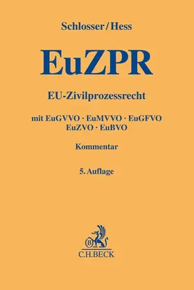 EU-Zivilprozessrecht. EuZPR