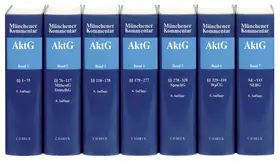 Münchener Kommentar zum Aktiengesetz  Gesamtwerk. AktG