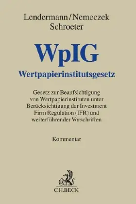 Wertpapierinstitutsgesetz. WpIG