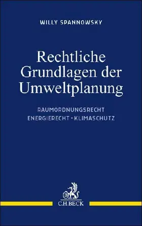 Rechtliche Grundlagen der Umweltplanung