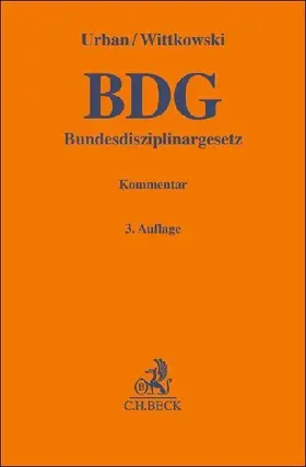 Bundesdisziplinargesetz. BDG