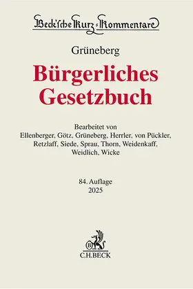 Bürgerliches Gesetzbuch
