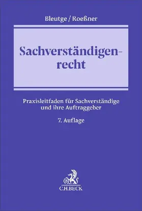 Sachverständigenrecht