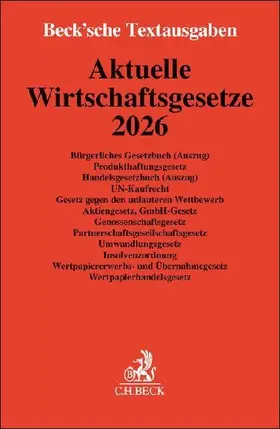 Aktuelle Wirtschaftsgesetze 2026