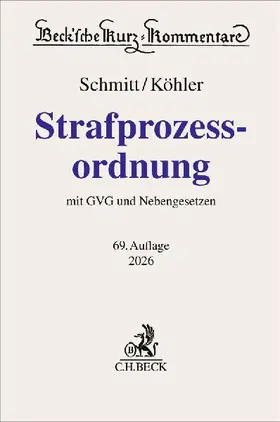 Strafprozessordnung. StPO