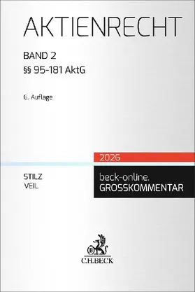 Aktienrecht  Band 2: §§ 117-261a AktG