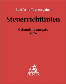 Steuerrichtlinien Gebundene Ausgabe 2026