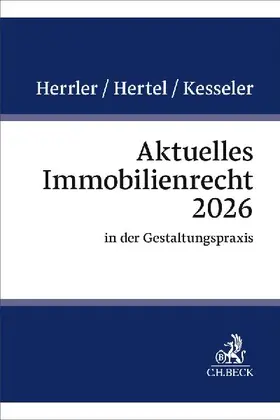 Aktuelles Immobilienrecht 2026