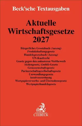 Aktuelle Wirtschaftsgesetze 2027