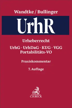 Praxiskommentar Urheberrecht. UrhR