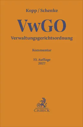 Verwaltungsgerichtsordnung. VwGO