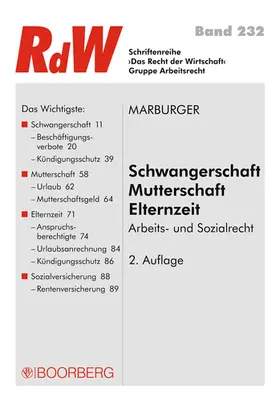 Schwangerschaft - Mutterschaft - Elternzeit