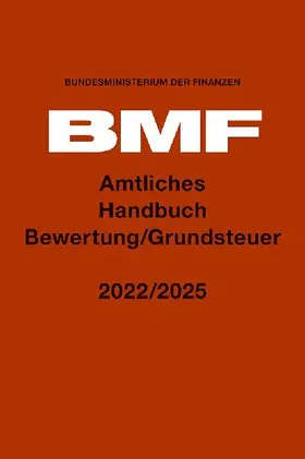 Amtliches Handbuch Bewertung/Grundsteuer 2022/2025