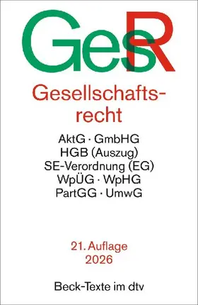 Gesellschaftsrecht. GesR