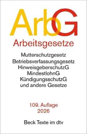Arbeitsgesetze. ArbG
